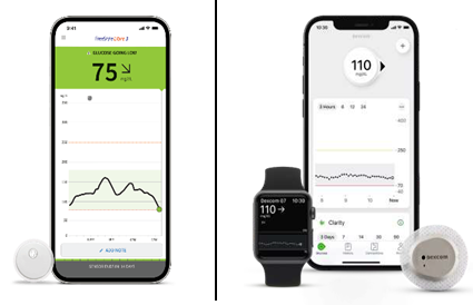 Dexcom G7 and Freestyle Libre 3